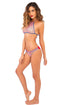 Luli Fama American Dream Crochet Illusion Halter Top
